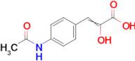 3-(4-acetamidophenyl)-2-hydroxyprop-2-enoic acid