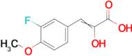 3-(3-fluoro-4-methoxyphenyl)-2-hydroxyprop-2-enoic acid