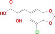 3-(7-chloro-2H-1,3-benzodioxol-5-yl)-2-hydroxyprop-2-enoic acid