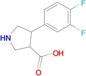 4-(3,4-Difluorophenyl)pyrrolidine-3-carboxylic acid