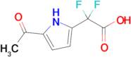 2-(5-Acetyl-1h-pyrrol-2-yl)-2,2-difluoroacetic acid