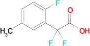 2,2-Difluoro-2-(2-fluoro-5-methylphenyl)acetic acid