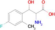 2-Amino-3-(4-fluoro-2-methylphenyl)-3-hydroxypropanoic acid