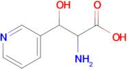 2-Amino-3-hydroxy-3-(pyridin-3-yl)propanoic acid