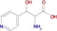 2-Amino-3-hydroxy-3-(pyridin-4-yl)propanoic acid