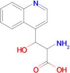 2-Amino-3-hydroxy-3-(quinolin-4-yl)propanoic acid