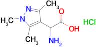 2-Amino-2-(1,3,5-trimethyl-1h-pyrazol-4-yl)acetic acid hydrochloride