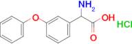 2-Amino-2-(3-phenoxyphenyl)acetic acid hydrochloride