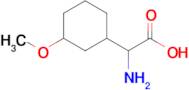 2-Amino-2-(3-methoxycyclohexyl)acetic acid