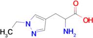 2-Amino-3-(1-ethyl-1h-pyrazol-4-yl)propanoic acid