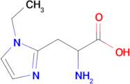 2-Amino-3-(1-ethyl-1h-imidazol-2-yl)propanoic acid