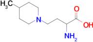 2-Amino-4-(4-methylpiperidin-1-yl)butanoic acid