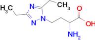 2-Amino-4-(3,5-diethyl-1h-1,2,4-triazol-1-yl)butanoic acid