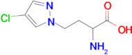 2-Amino-4-(4-chloro-1h-pyrazol-1-yl)butanoic acid