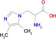 2-Amino-3-(4,5-dimethyl-1h-imidazol-1-yl)propanoic acid