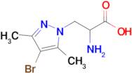 2-Amino-3-(4-bromo-3,5-dimethyl-1h-pyrazol-1-yl)propanoic acid