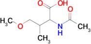 2-Acetamido-4-methoxy-3-methylbutanoic acid