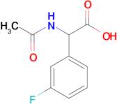 2-Acetamido-2-(3-fluorophenyl)acetic acid