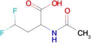 2-Acetamido-4,4-difluorobutanoic acid