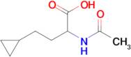 2-Acetamido-4-cyclopropylbutanoic acid