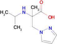 2-(Isopropylamino)-2-methyl-3-(1h-pyrazol-1-yl)propanoic acid