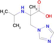 2-(Isopropylamino)-2-methyl-3-(1h-1,2,4-triazol-1-yl)propanoic acid