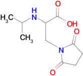3-(2,5-Dioxopyrrolidin-1-yl)-2-(isopropylamino)propanoic acid