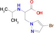 3-(4-Bromo-1h-pyrazol-1-yl)-2-(isopropylamino)propanoic acid