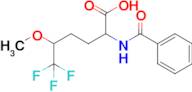 2-Benzamido-6,6,6-trifluoro-5-methoxyhexanoic acid