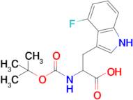 2-((Tert-butoxycarbonyl)amino)-3-(4-fluoro-1h-indol-3-yl)propanoic acid