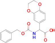 2-(((Benzyloxy)carbonyl)amino)-2-(2,3-dihydrobenzo[b][1,4]dioxin-6-yl)acetic acid