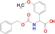 2-(((Benzyloxy)carbonyl)amino)-2-(3-methoxyphenyl)acetic acid