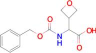 2-(((Benzyloxy)carbonyl)amino)-2-(oxetan-3-yl)acetic acid