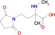 4-(2,5-Dioxopyrrolidin-1-yl)-2-methyl-2-(methylamino)butanoic acid