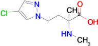 4-(4-Chloro-1h-pyrazol-1-yl)-2-methyl-2-(methylamino)butanoic acid