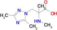 3-(3,5-Dimethyl-1h-1,2,4-triazol-1-yl)-2-methyl-2-(methylamino)propanoic acid