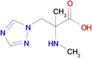 2-Methyl-2-(methylamino)-3-(1h-1,2,4-triazol-1-yl)propanoic acid