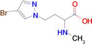 4-(4-Bromo-1h-pyrazol-1-yl)-2-(methylamino)butanoic acid