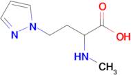 2-(Methylamino)-4-(1h-pyrazol-1-yl)butanoic acid