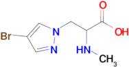 3-(4-Bromo-1h-pyrazol-1-yl)-2-(methylamino)propanoic acid