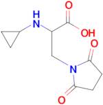 2-(Cyclopropylamino)-3-(2,5-dioxopyrrolidin-1-yl)propanoic acid