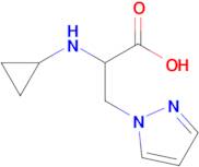 2-(Cyclopropylamino)-3-(1h-pyrazol-1-yl)propanoic acid