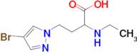 4-(4-Bromo-1h-pyrazol-1-yl)-2-(ethylamino)butanoic acid