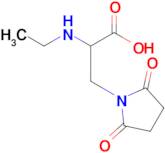 3-(2,5-Dioxopyrrolidin-1-yl)-2-(ethylamino)propanoic acid