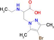 3-(4-Bromo-3,5-dimethyl-1h-pyrazol-1-yl)-2-(ethylamino)propanoic acid