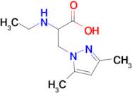 3-(3,5-Dimethyl-1h-pyrazol-1-yl)-2-(ethylamino)propanoic acid