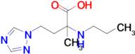 2-Methyl-2-(propylamino)-4-(1h-1,2,4-triazol-1-yl)butanoic acid