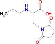 3-(2,5-Dioxopyrrolidin-1-yl)-2-(propylamino)propanoic acid