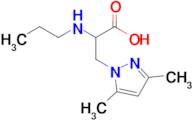 3-(3,5-Dimethyl-1h-pyrazol-1-yl)-2-(propylamino)propanoic acid