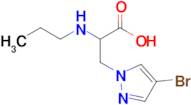 3-(4-Bromo-1h-pyrazol-1-yl)-2-(propylamino)propanoic acid